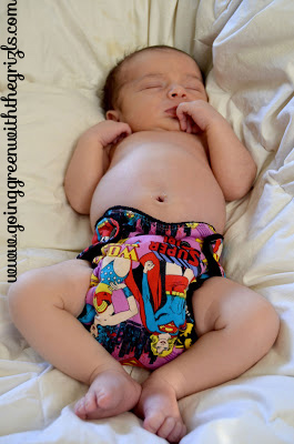 See how cute baby is when you make your own cloth diapers