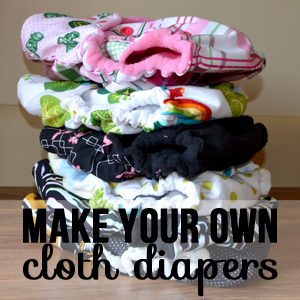 make your own cloth diapers
